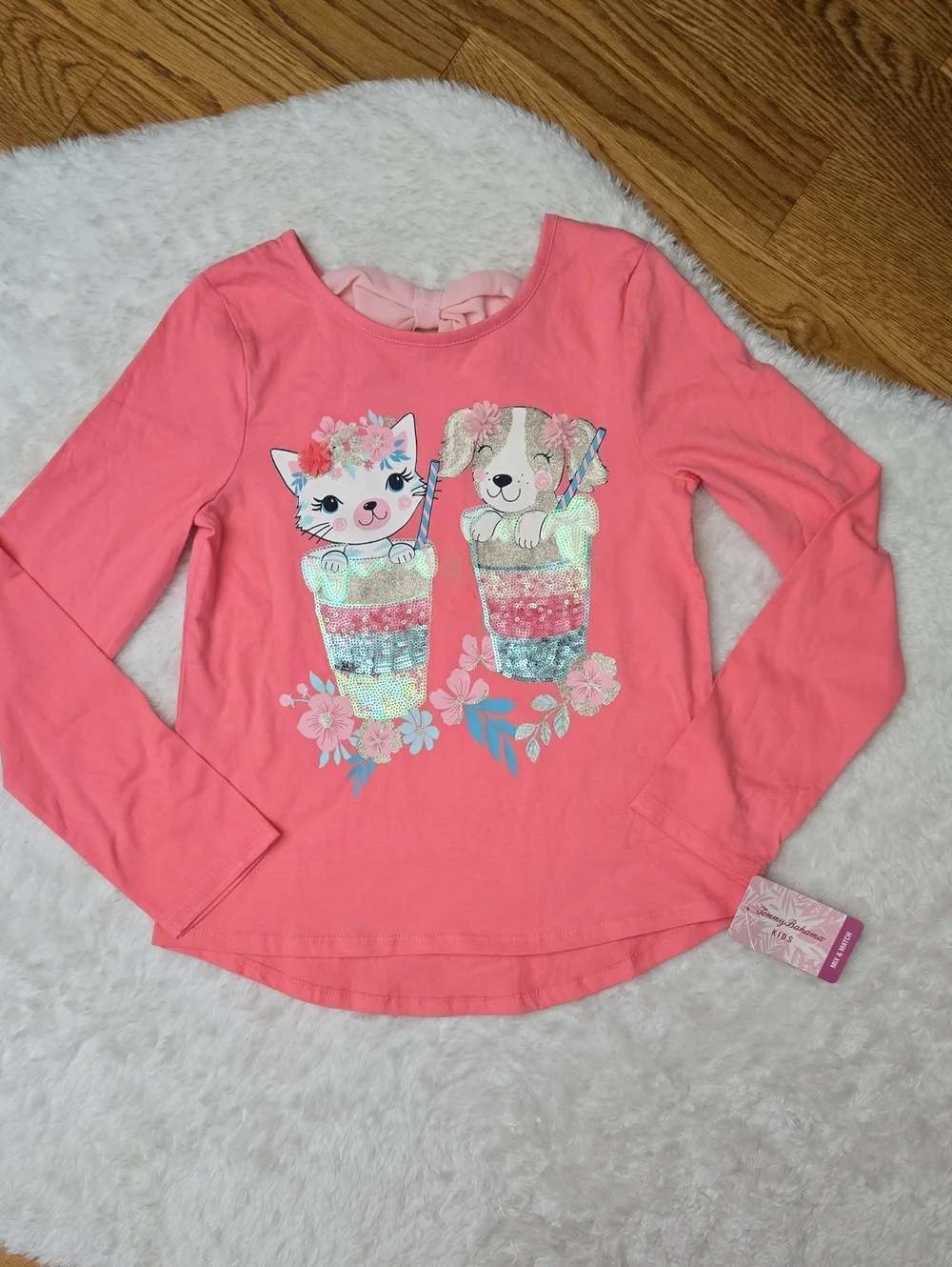 Tommy Bahama Long Sleeve Shirt, Girls Size Large, NWT